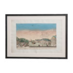 Suite of Twenty French 18th-Century Hand-Colored Vue d’Optique Etchings