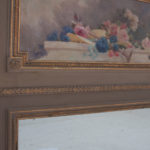French 19th Century Painted and Gilded Trumeau