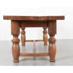 French 19th Century Refectory-Style Oak Farmhouse Table