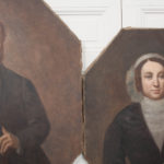 French 19th Century Oil Portrait Paintings
