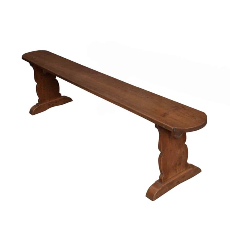 French 19th Century Provincial Oak Bench