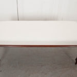 English 19th Century George III Mahogany Upholstered Bench
