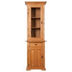 antique-pine-bookcase-cabinet