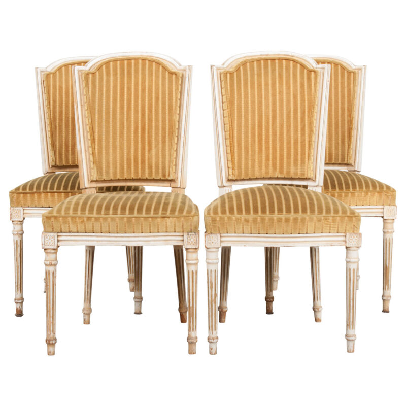 french antique louisphilippe upholstered sidechairs