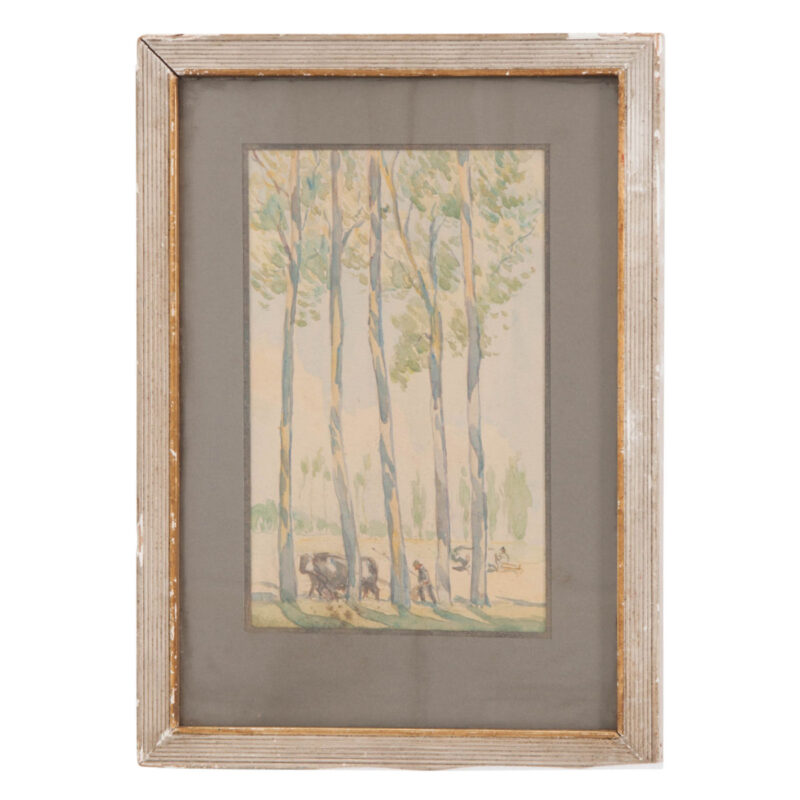 french painting framed