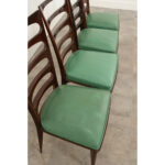 Set of Four of Vintage Gaston Poisson Dining Chairs