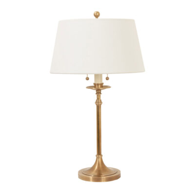 Adjustable Burnished Brass Table Lamp