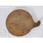 French 19th Century Round Wooden Bread Board