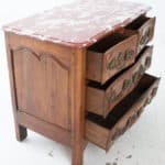 French Parisian 18th Century Marble Top Commode
