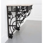 iron console outdoortable