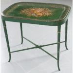 told handpainted tray table