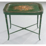 told handpainted tray table