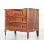 walnut antique marbletop commode