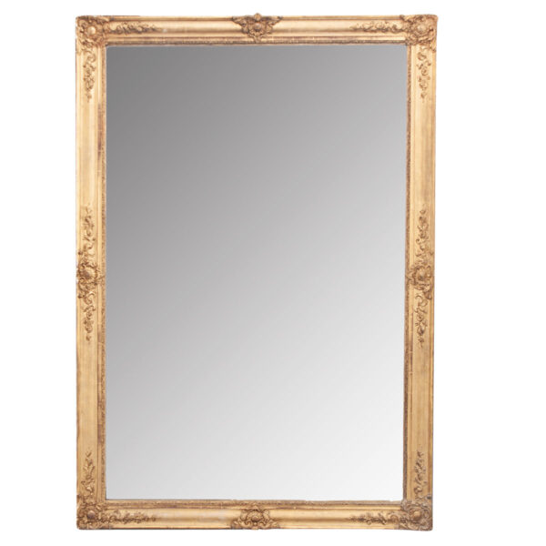 louisxvi goldgilt antique mirror standingmirror