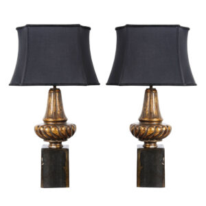 pair lamps antique custom