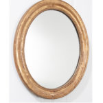 oval antique mirror