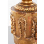 gold gilt carved lamp antique