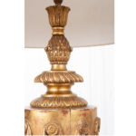 gold gilt carved lamp antique