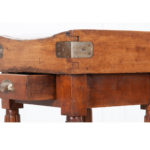 antique choppingblock worktable