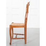 french rushseat dining chairs
