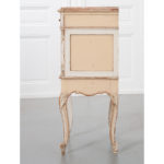 louisxv style painted gilt bedside cabinet