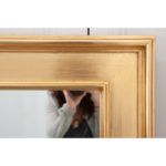 italian reproduction gold leaf mirror