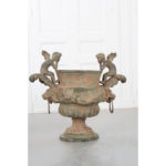 pair 19thcentury copper grand urns antique