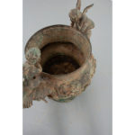 pair 19thcentury copper grand urns antique