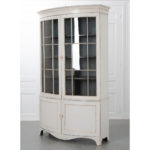 curvefront bookcase english painted storage