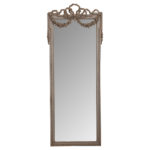 French 19thcentury standing mirror painted louisxvi style