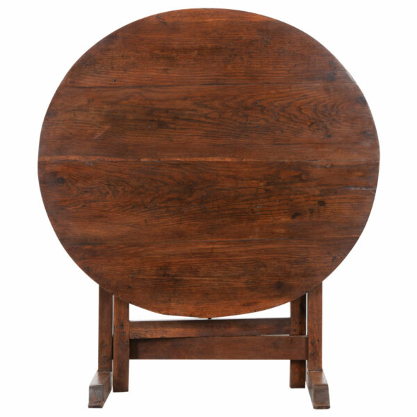 winetasters table oak antique