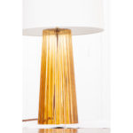 Amber Glass Table Lamp