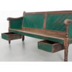 English 19th Century Painted Hall Bench