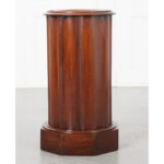 French 19th Century Mahogany and Marble Pedestal Cabinet