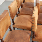 Set of 12 Leather Dining Chairs