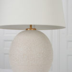 Medium Table Lamp with Linen Shade