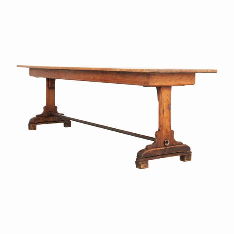 French 19th Century Trestle Table