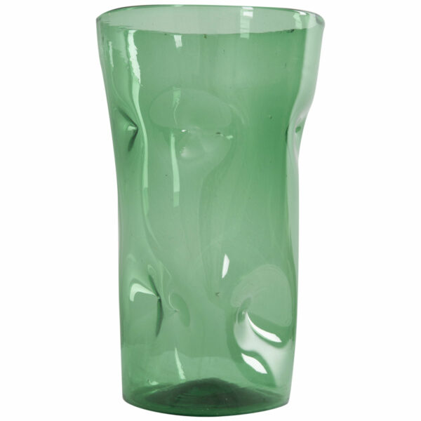 French 20th Century Green Glass Vase