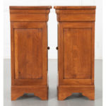 French Pair of  Louis Philippe Style Bedside Cabinets