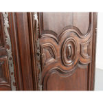 French 19th Century Carved Oak Armoire