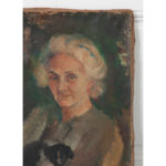 Painting of Lady with Cat