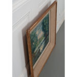 French Landscape- Oil on board framed