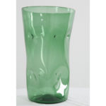 French 20th Century Green Glass Vase