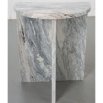New Pair of Gloria Venato Marble Tables