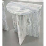 New Pair of Gloria Venato Marble Tables