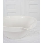 French Vintage Porcelain Cream Bowl