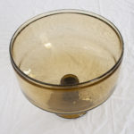 French Vintage Glass Pedestal Bowl