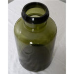 French 18th Century Green Glass Storage Jar