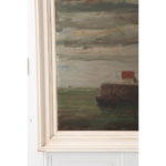 Framed Oil on Canvas of Seaside