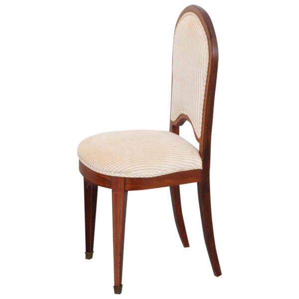 English Inlay Upholstered Single Chair